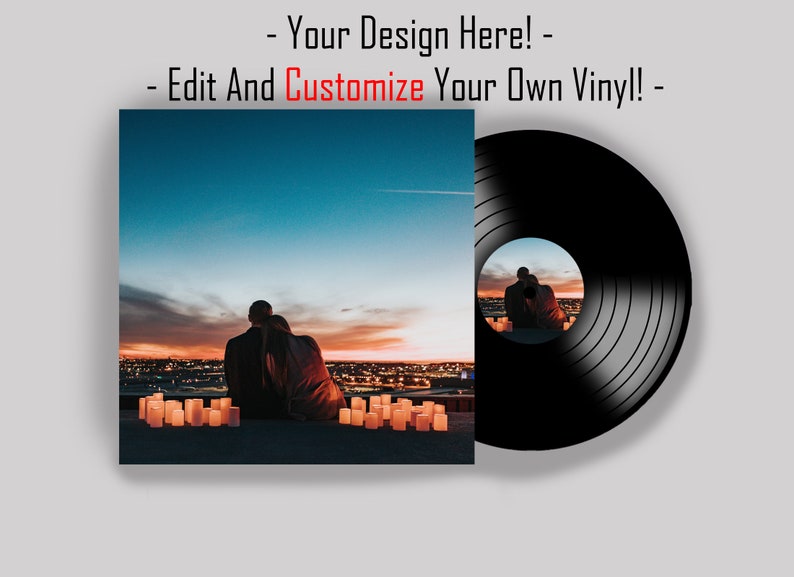 Create and Customize Your Own 12 Custom Vinyl or Musical Record With