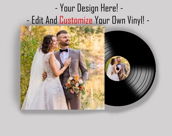 Create and Customize Your Own 12" Custom Vinyl or Musical Record - With Fast & FREE  Shipping