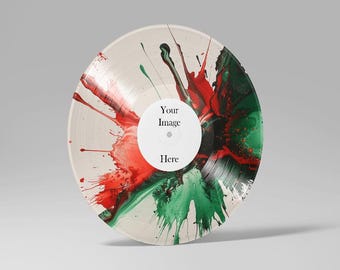 Custom Vinyl Record: 12" Personalized Mixtape with Photo & Songs your Color Vinys Disc