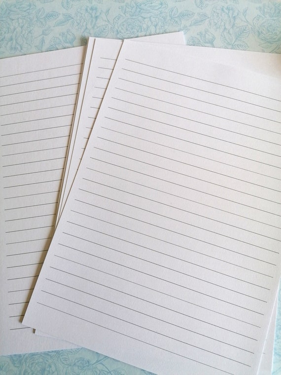 120 GSM Notebook Paper Unpunched Paper A5 Planner Sheets Journal Paper A5 Lined Paper Stationery