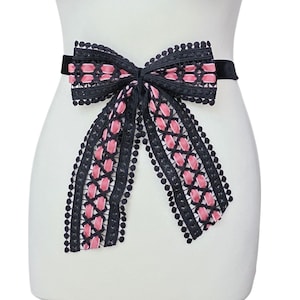 Velvet tie bow, Stretch Velvet Fashion Belt, more colours
