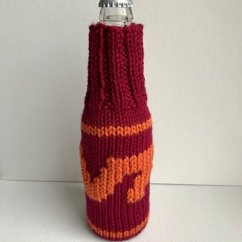 Virginia Tech Beer Sweater Koozies Vintage & Current Logos Etsy