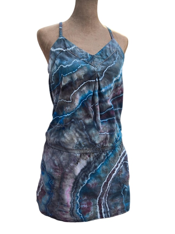 cotton racerback mini dress ODODOS Women's Purevibe Cotton Mini Dress with Pockets Strappy Racerback Cover Up Tank Dress (Shirts Not Included), Black, X-Small at Amazon Women's Clothing store