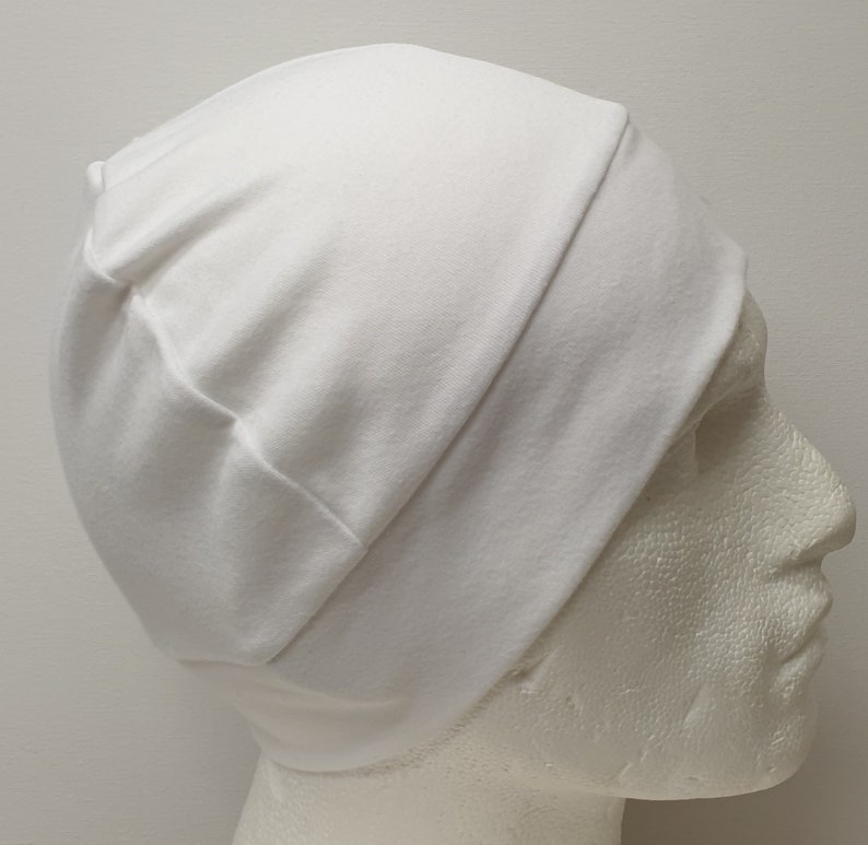 White chemo hat men cancer beanie chemotherapy hat cotton Etsy