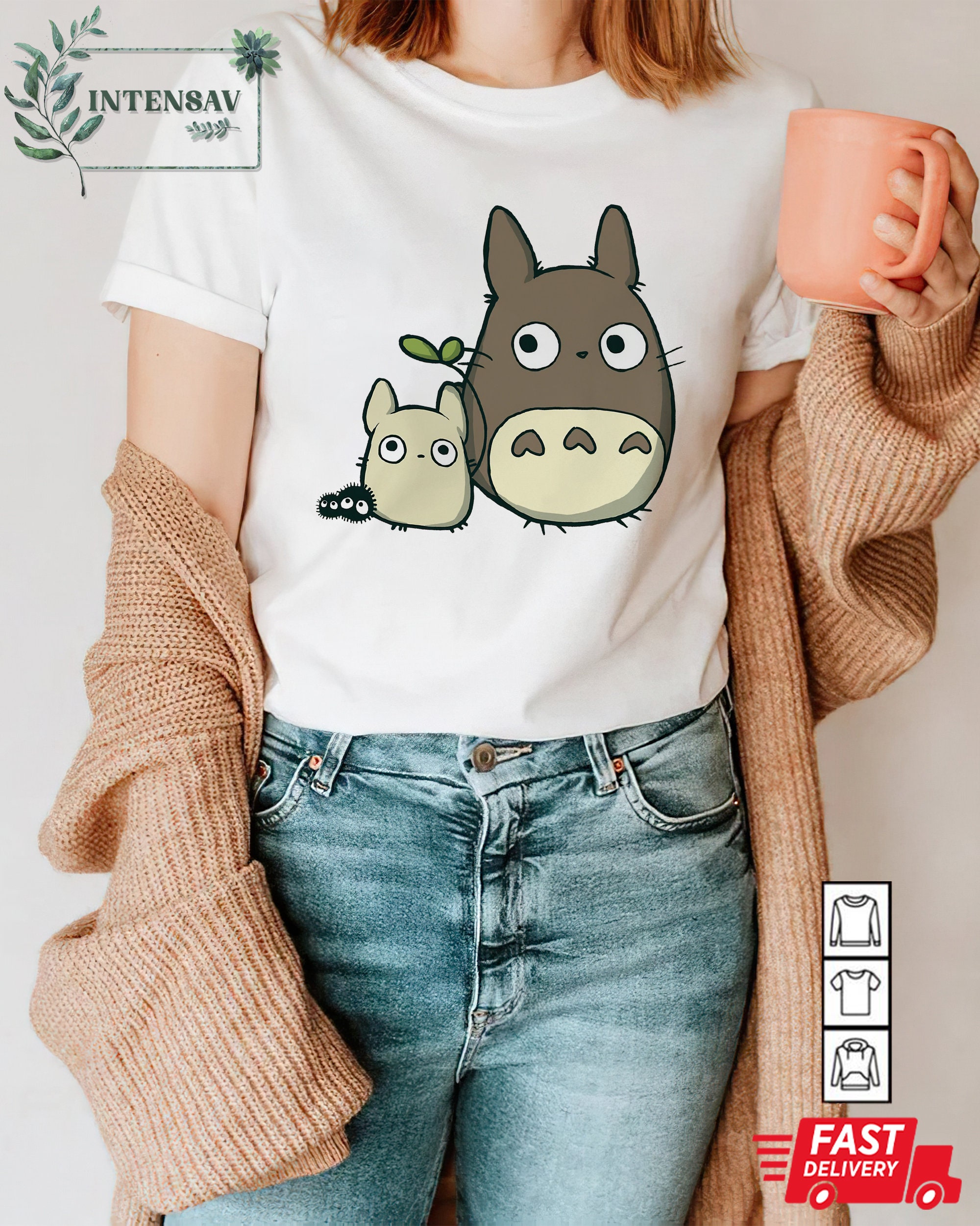 Discover Camiseta Totoro Mi Vecino Tonari No Totoro para Hombre Mujer