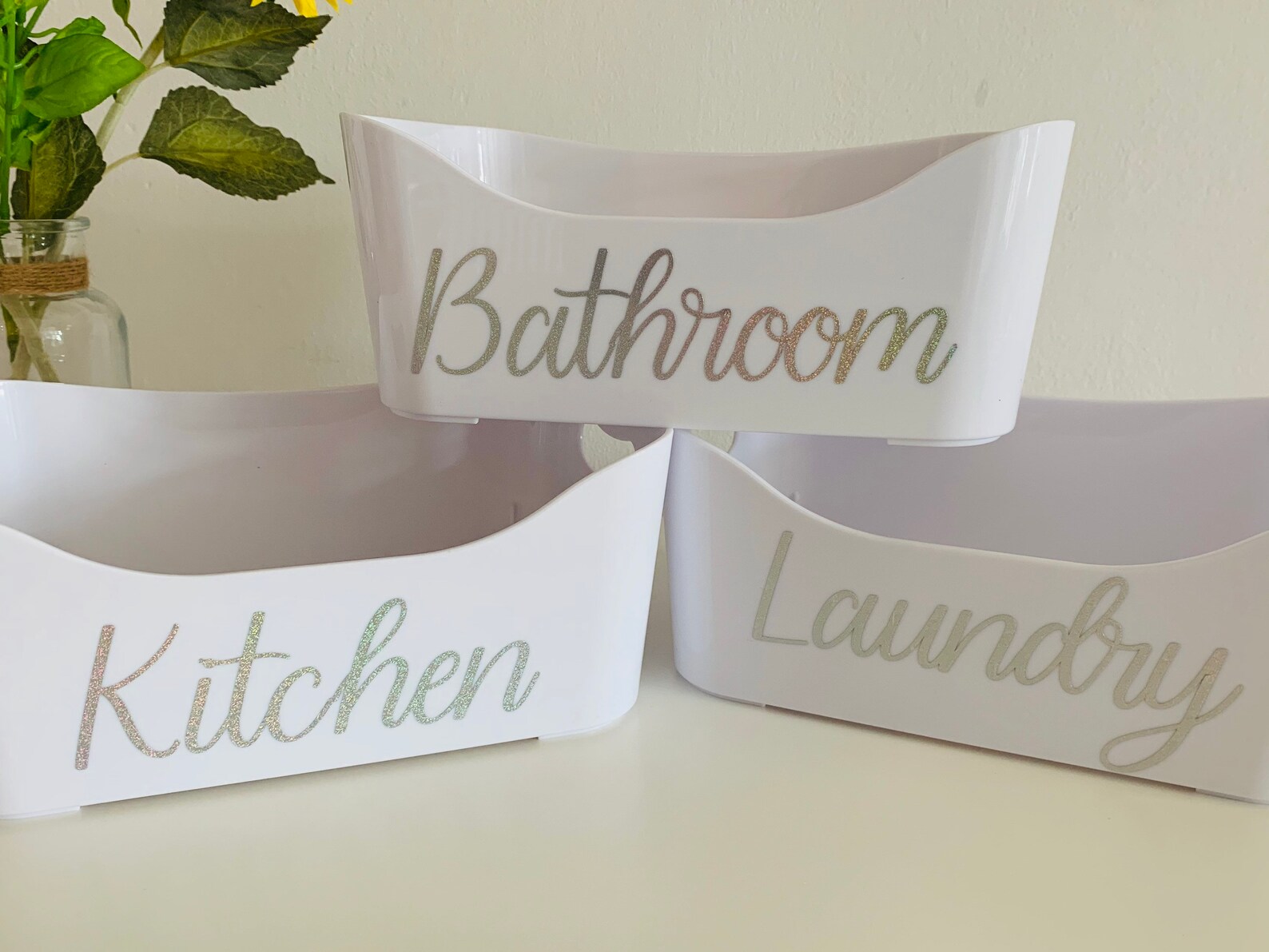 Personalised Storage Container Stickers Kitchen Storage Vinyl Etsy