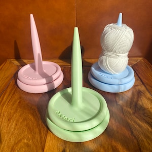 Spinning Yarn Holder Tool Unique 3D Printed Gift for Knitters and Crocheters | Essential