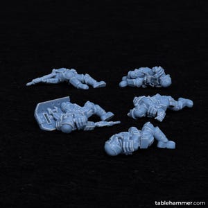 Security staff casualties - gore corpses for scenery