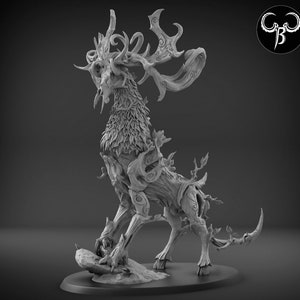 Forest Spirit | Oval base | Premium 3D Printed Fantasy Tabletop Miniature for Gaming |