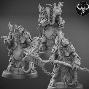 Apostle of Decay squad - Dark Demon Legions - ClayBeastCreation - 3D Printed Fantasy Tabletop Miniature Gaming