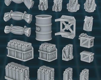 Vehicle Stowage and Accessories Set - 19 Parts