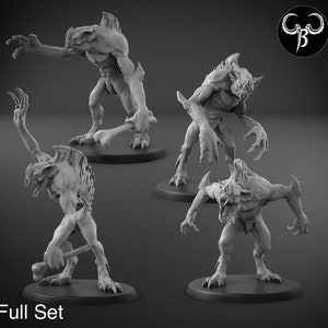 Tomb Abomination Vampire Squad | 25mm 28mm 32mm 50mm and 64mm base sizes | Premium 3D Printed Fantasy Tabletop Miniature for Gaming |
