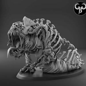 Bone Crawler - Crypt Nightmares - ClayBeastCreation - Premium 3D Printed Fantasy Tabletop Miniature for Gaming |