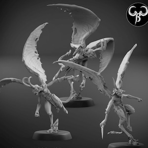 Beast Imp Set B - Fallen Beasts - ClayBeastCreation - 3D Printed Fantasy Tabletop Miniature for Gaming