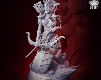 Gorgon | Greek Myths | Premium 3D Printed Fantasy Tabletop Miniature for Gaming |