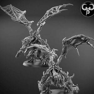 Gore Gargoyle Dual Weapons Set A | Crypt Nightmares | ClayBeastCreation | 3D Printed Fantasy Tabletop Miniature for Gaming