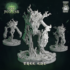 Tree Ent / Treeant / Leshy | Dark Forest | Premium 3D Printed Fantasy Tabletop Miniature for Gaming |