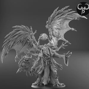 Arch Seer - Dark Demon Legions - ClayBeastCreation - 3D Printed Fantasy Tabletop Miniature Gaming