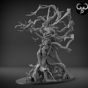 Wood Singer | Forest Spirit | Premium 3D Printed Fantasy Tabletop Miniature for Gaming |