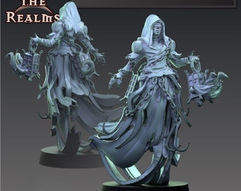 Unshackled Ghost | Ghost Hunting | Premium 3D Printed Fantasy Tabletop Miniature for Gaming |