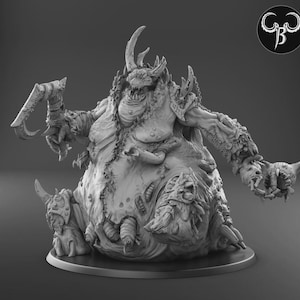 Arch Desecrator Warrior - Dark Demon Legions - ClayBeastCreation - 3D Printed Fantasy Tabletop Miniature Gaming
