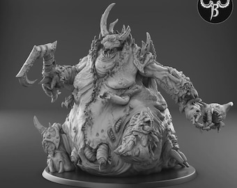 Arch Desecrator Warrior - Dark Demon Legions - ClayBeastCreation - 3D Printed Fantasy Tabletop Miniature Gaming