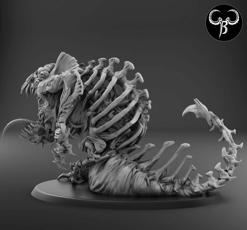 Bone Crawler - Crypt Nightmares - Claybeastcreation - Premium 3D ...