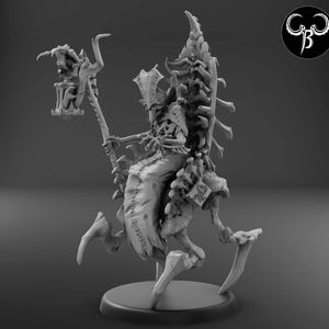 Odödlig visman | Nekromant | Kryptmardrömmar | ClayBeastCreation | 3D-utskriven fantasy-bordsminiatyr för spel