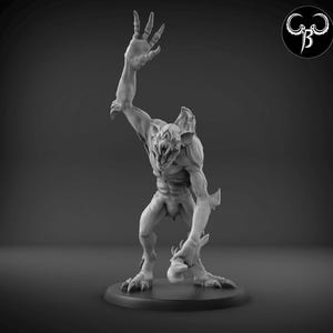 Tomb Abomination Vampire 2 | Crypt Nightmares | ClayBeastsCreation | Premium 3D Printed Fantasy Tabletop Miniature for Gaming