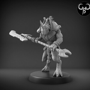 Stellar Lord | Lizardman Lord | Star Scale | 3D Printed Fantasy Tabletop Miniature for Gaming |