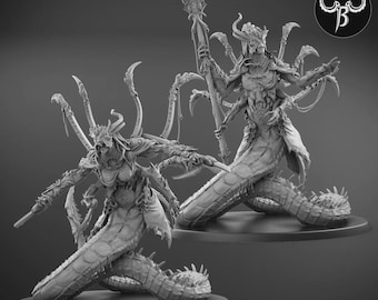 Ophidian Tormentors - Dark Demon Legions - ClayBeastCreation - 3D-geprinte fantasie tafelmodel gaming