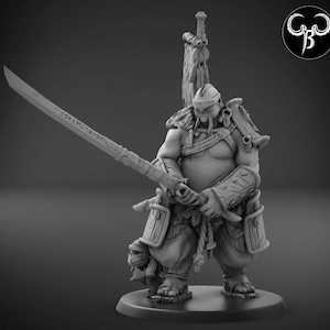Figurine Warhammer Ogre Kingdoms - Maneater Pirate - Démontée Et Non Peinte