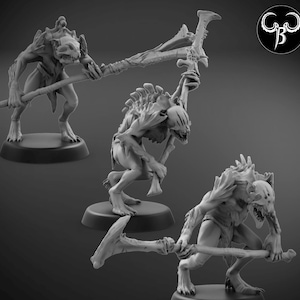 Marrow guard Set A | Crypt Nightmares | ClayBeastsCreation | Premium 3D Printed Fantasy Tabletop Miniature for Gaming