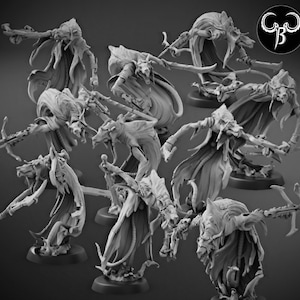 Sneaky Stabber Distance Squad | Ghost Rat | 28mm and 32mm Scale | Squad of 10