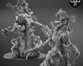 Rot Crawlers - Dark Demon Legions - ClayBeastCreation - 3D Printed Fantasy Tabletop Miniature Gaming