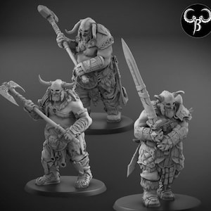 Ogre Valajar Chosen Set B | Ogres Sons of the Everfeast | 25mm, 32mm, 40mm, 50mm