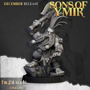 Dwarf Demon Seeker Male | 28mm Scale | Highlands Miniatures