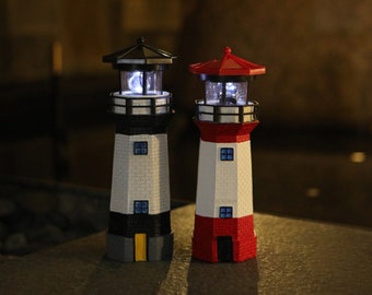 Solar Lighthouse Etsy