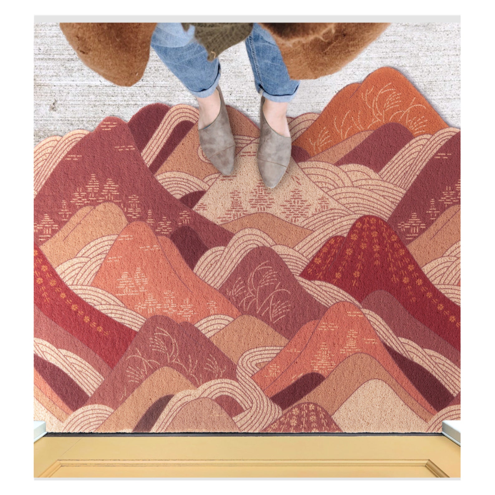 PVC Entrance Rugs/japanesestyle Mat/home Entrance Mat/floor Etsy