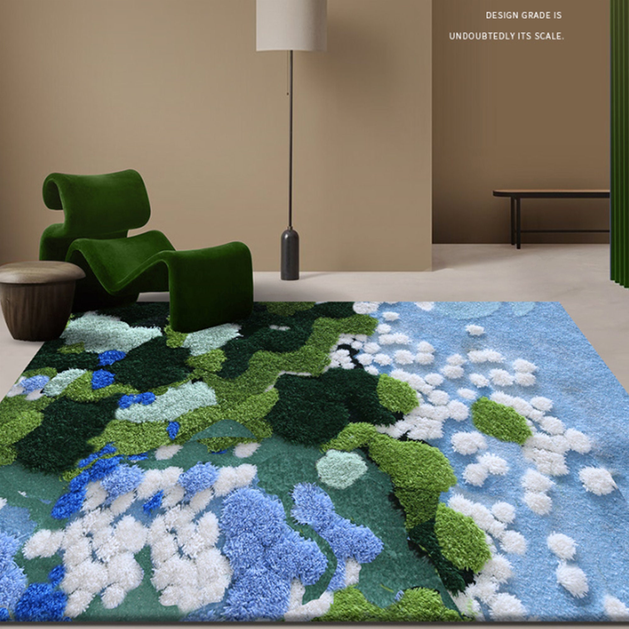 Tufting Rugs/moss Rug/tufted Rug/3d Rugs Etsy Australia