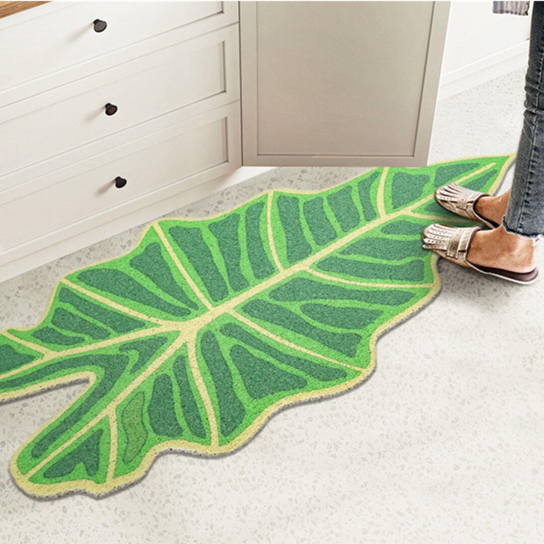 PVC Entrance Rugs/monstera Leaf Mat/home Entrance Mat/floor Etsy