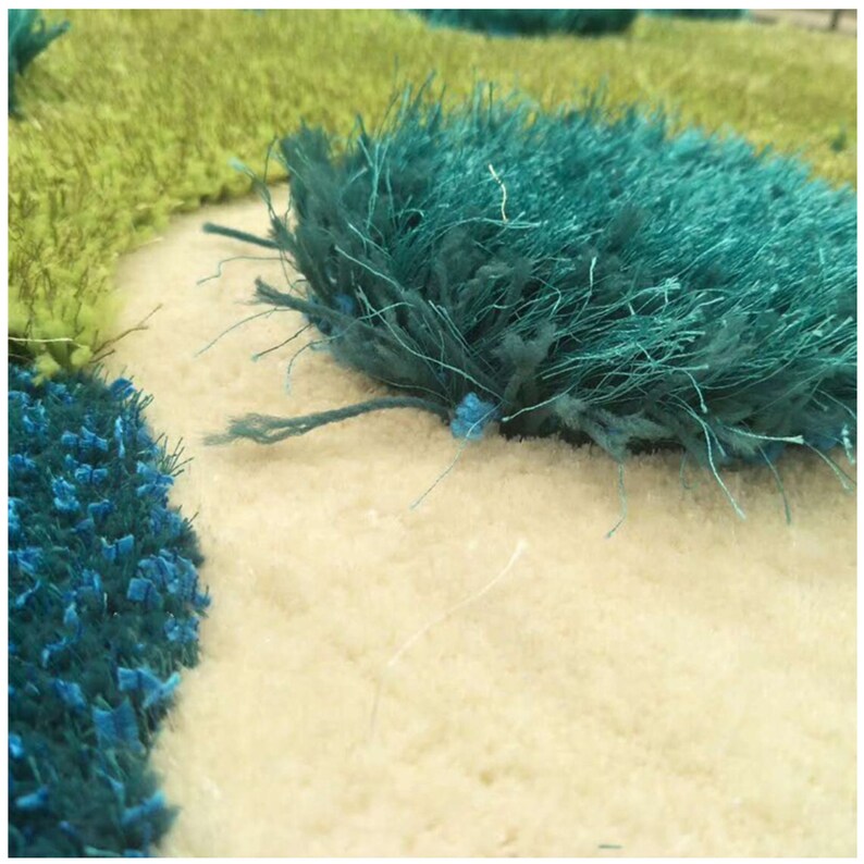 Tufting Rug/moss Rug/tufted Rug/cool Rugs/play Rug/vegetal Etsy