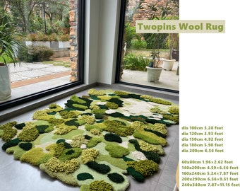 3D Area Rug Handmade Rugs Carpet Turfted Wool Rugs for Living - Etsy