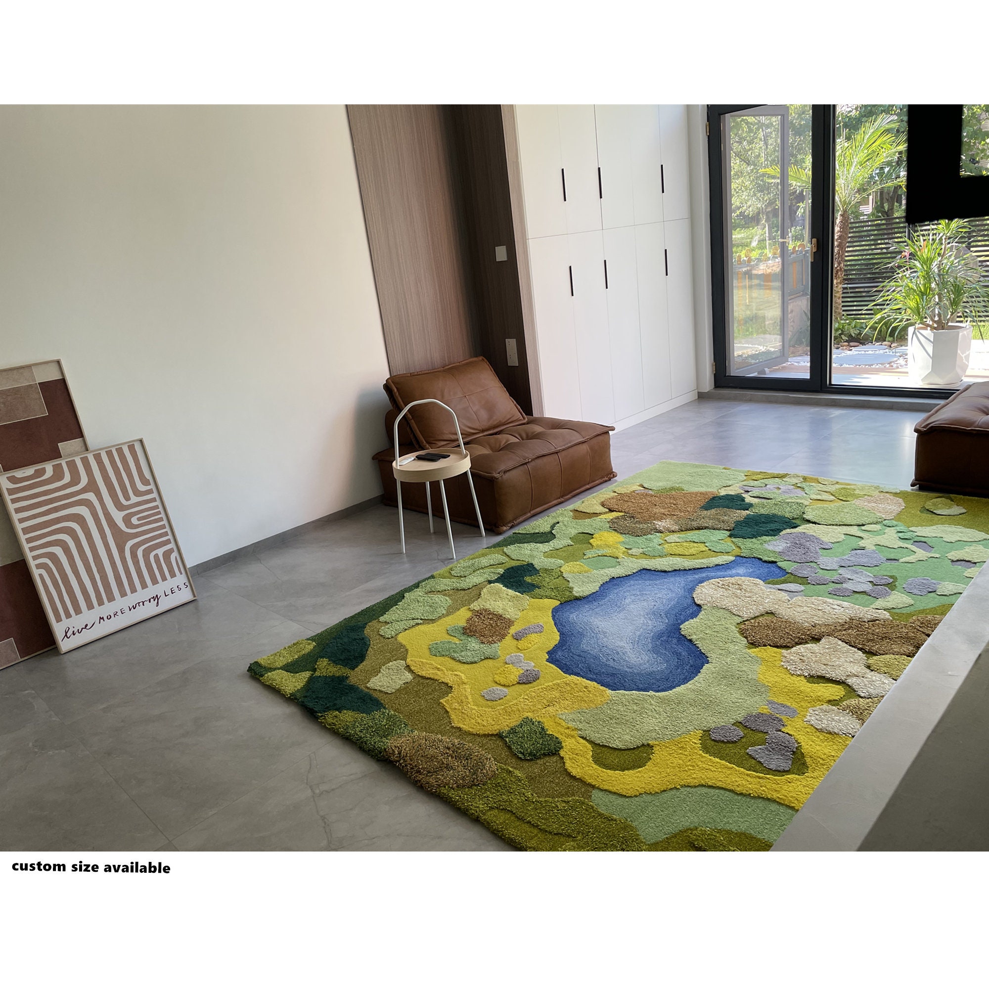 3D Landscape Area Rugs Carpet/mosses Rugs/fiber Arts/kids Rugs - Etsy