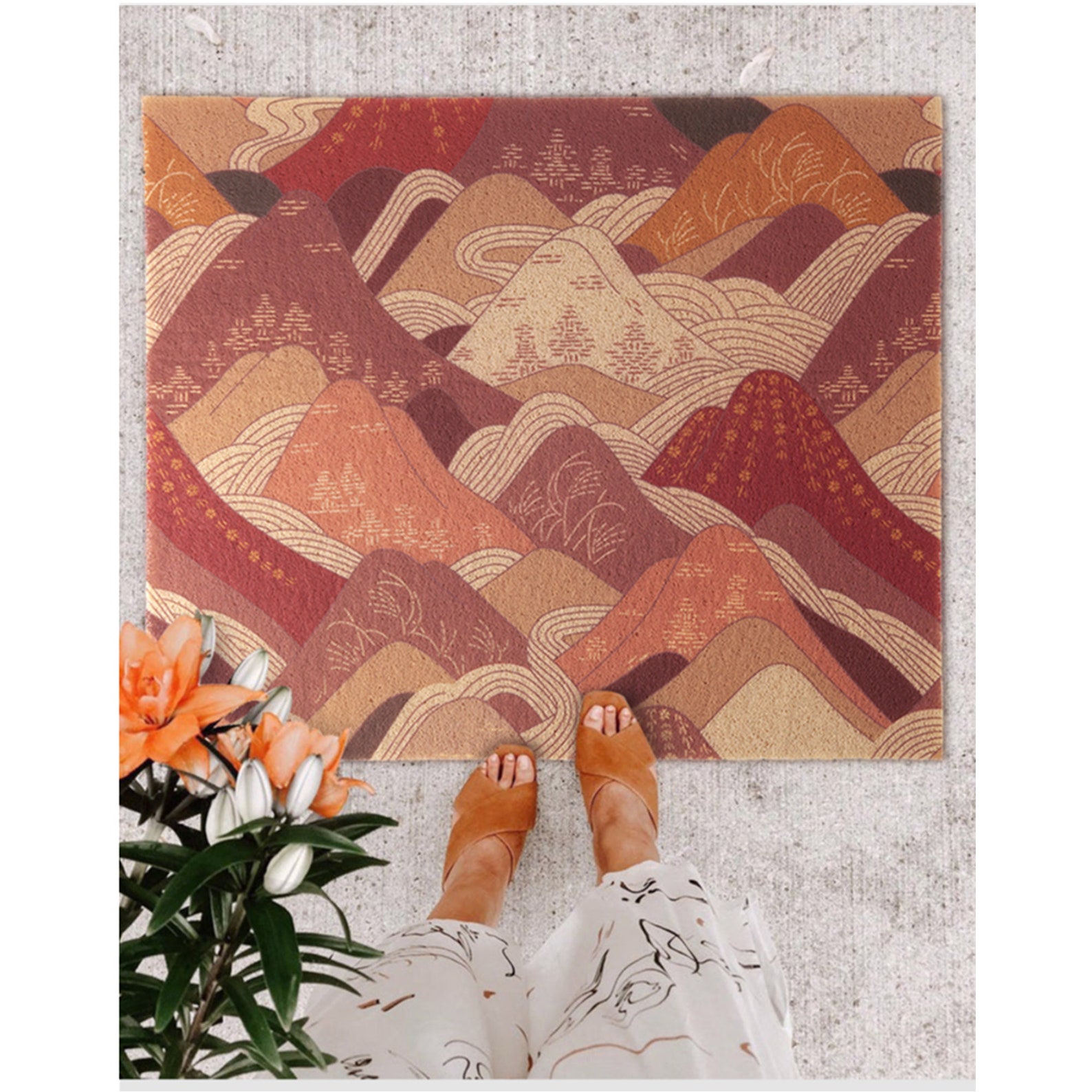 PVC Entrance Rugs/japanesestyle Mat/home Entrance Mat/floor Etsy