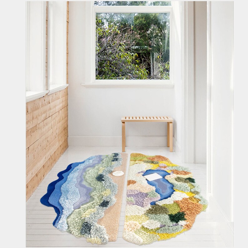 Tufting Rug/moss Rug/tufted Rug/area Rugs Etsy