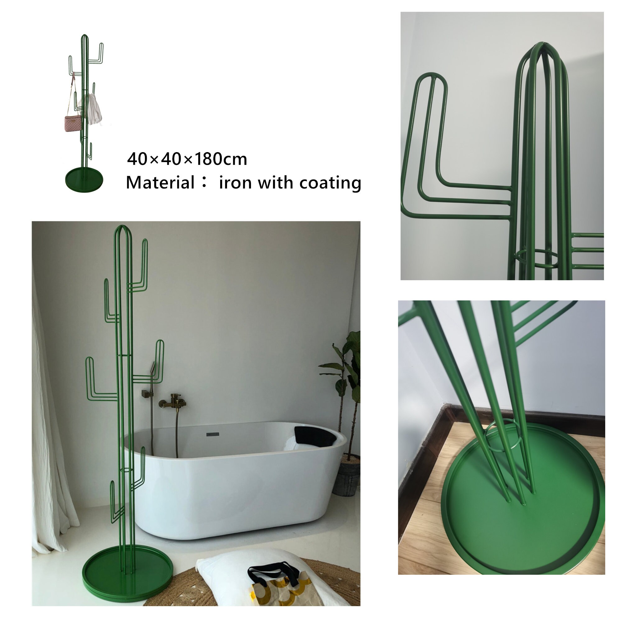 Coat Rack Stand/coat Tree/cactus Stand/hall Tree Free Etsy