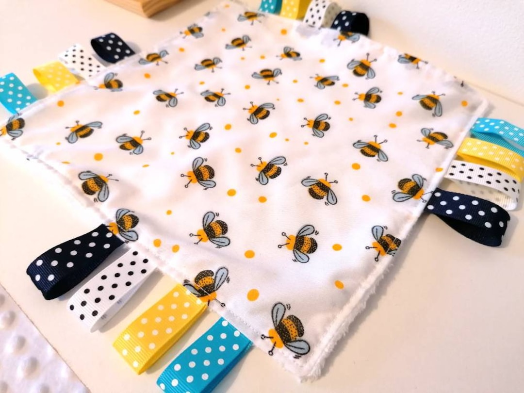 Taggy Blanket for Baby, Taggy Blanket, Blanket With Tags, Gift for