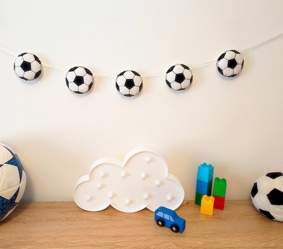 Football garland, football decor for boys bedroom, football bedroom, football decoration for bedroom, football bunting, girls football
