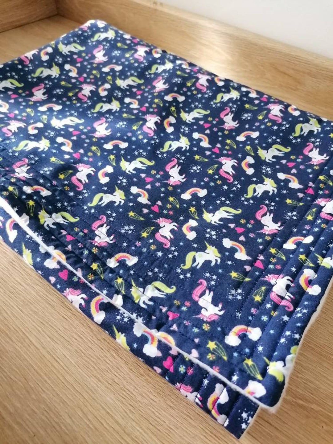 Unicorn Blanket, Baby Blanket, Unicorn Gifts, Pushchair Blanket, Cot